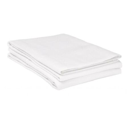 IMPRESSIONS BY LUXOR TREASURES Cotton Flannel Standard Pillowcase Set Solid, White FLASDPC SLWH